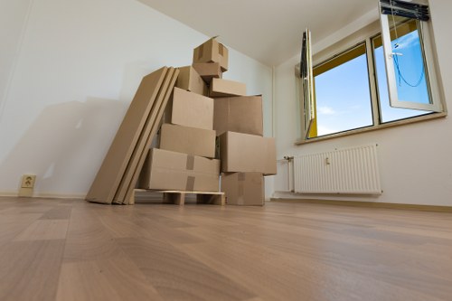 Commercial moving van service around Harrow on the Hill