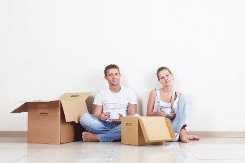 Local moving van for flat and house removals in Harrow on the Hill