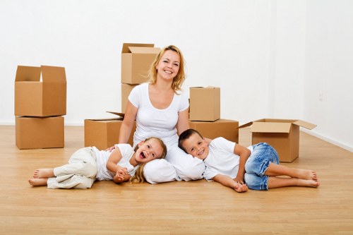 Removals van prepared for household and business moves around Harrow on the Hill
